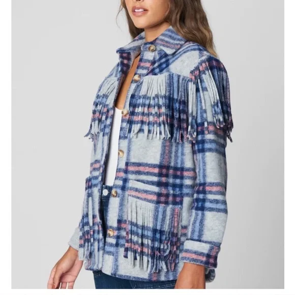 0106 - Blank NYC Fringe Jacket - Picture 3 of 4